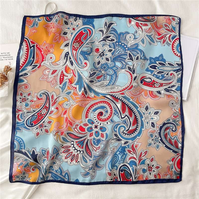 Haartuch 70 Blau - Qualle