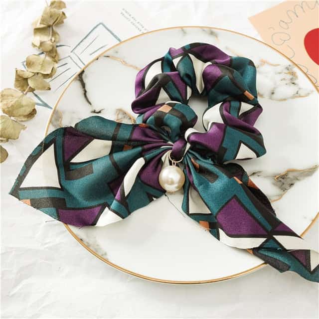 Scrunchie Kurzes Kopftuch Fantasie Picasso