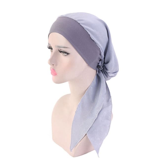 Margaux Kopftuch Haare Frau Mode Chemo Violett Uni