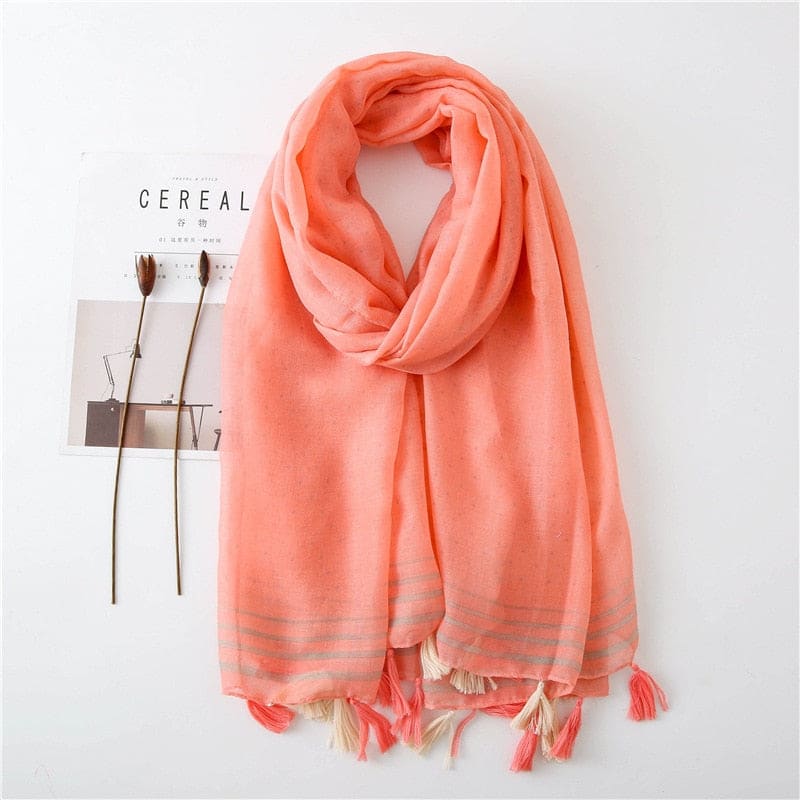 Kopftuch Für Frauen 180 Orange - Liljana