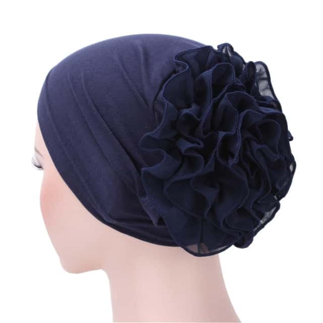 Halstuch Chemo-Mütze Marineblau - Neolise