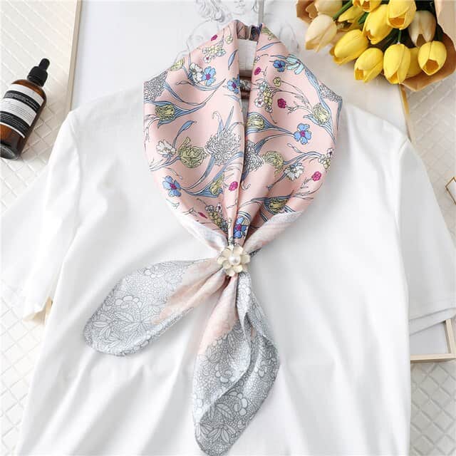 Haartuch 70 Rosa - Romance
