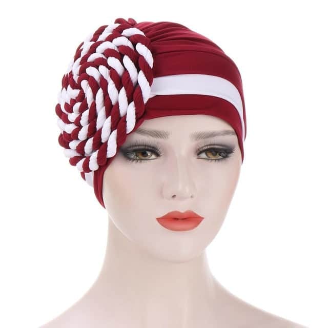 Halstuch Chemo-Mütze Rot - Marinière