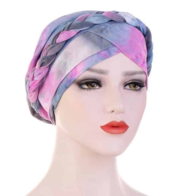Turbantuch Chemio Violett - Pastell