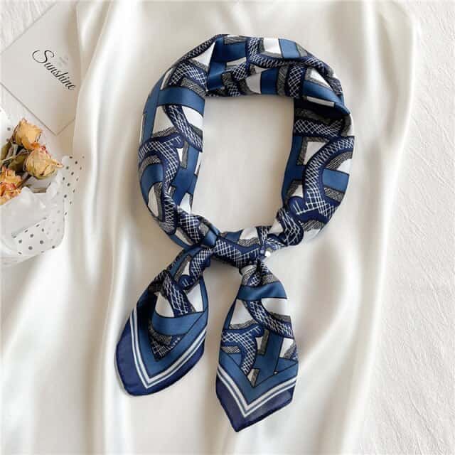 Haartuch 70 Blau - Lina