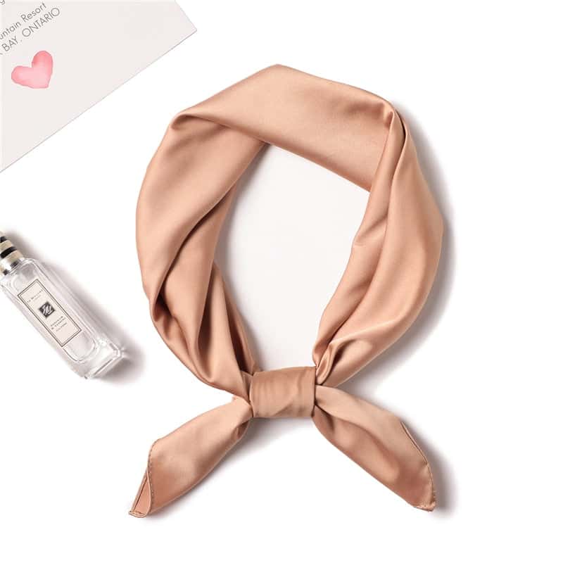 Haartuch 50 Beige - Einfarbig