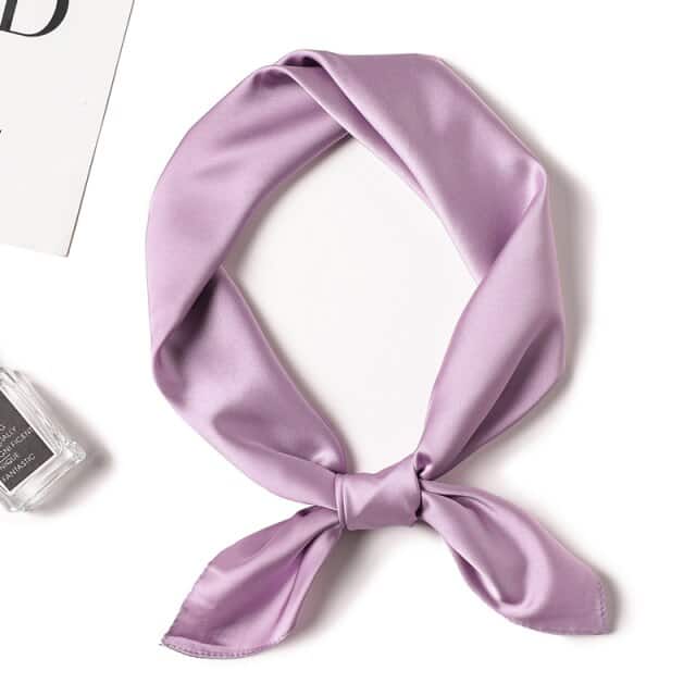 Haartuch 50 Mauve - Einfarbig