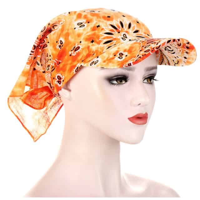 Mütze Schal Chimio Orange Böhmisch