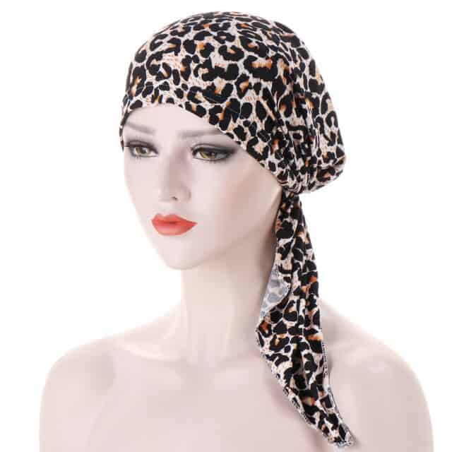Laura Langes Tuch Chemo Leopard