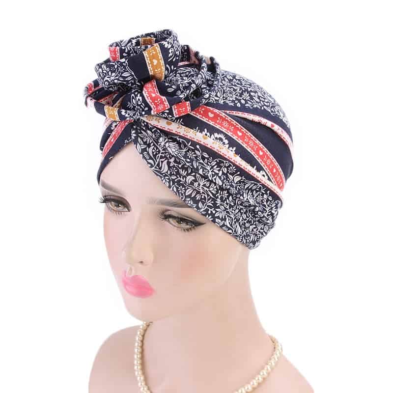 Turbantuch Chemo Blau - Eulalie