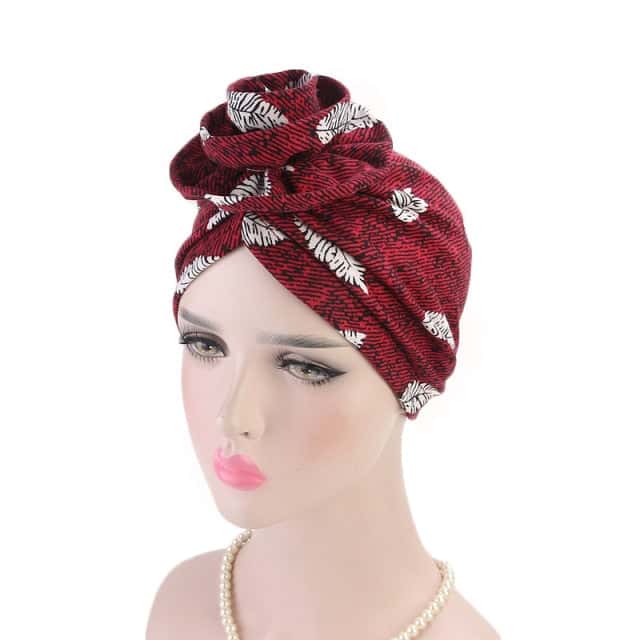 Turbantuch Chimio Rot - Exontine
