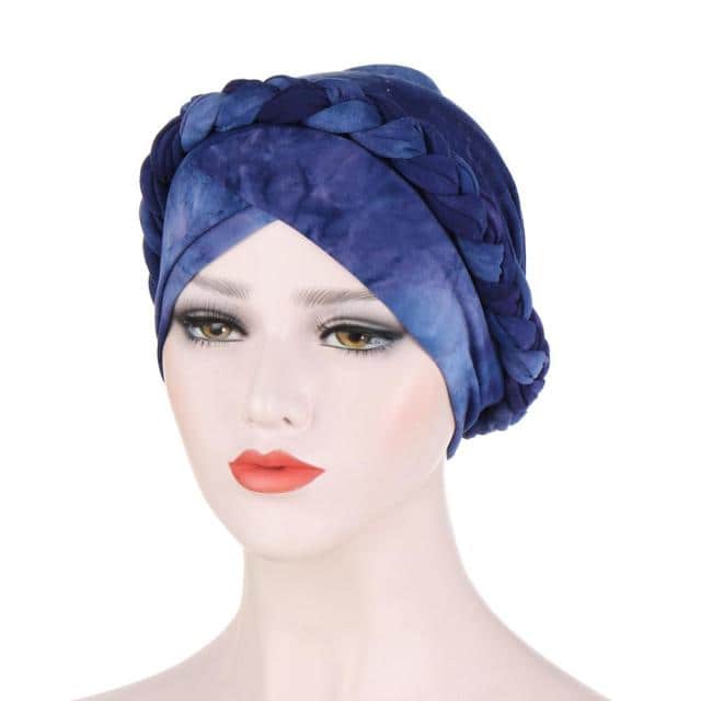 Turbantuch Chemio Blau - Norianne