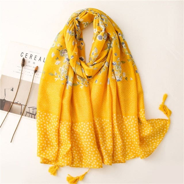 Damenschal 180 Gelb - Frida Liberty
