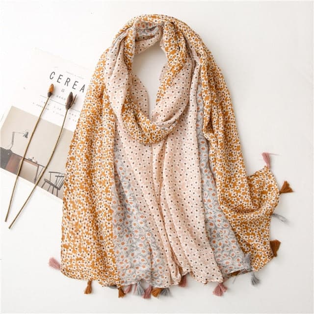 Kopftuch Für Frau 180 Beige - Sofy Liberty