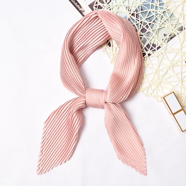 Plissiertes Halstuch Für Rosa Haare