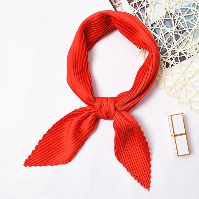 Plissiertes Tuch Für Rotes Haar